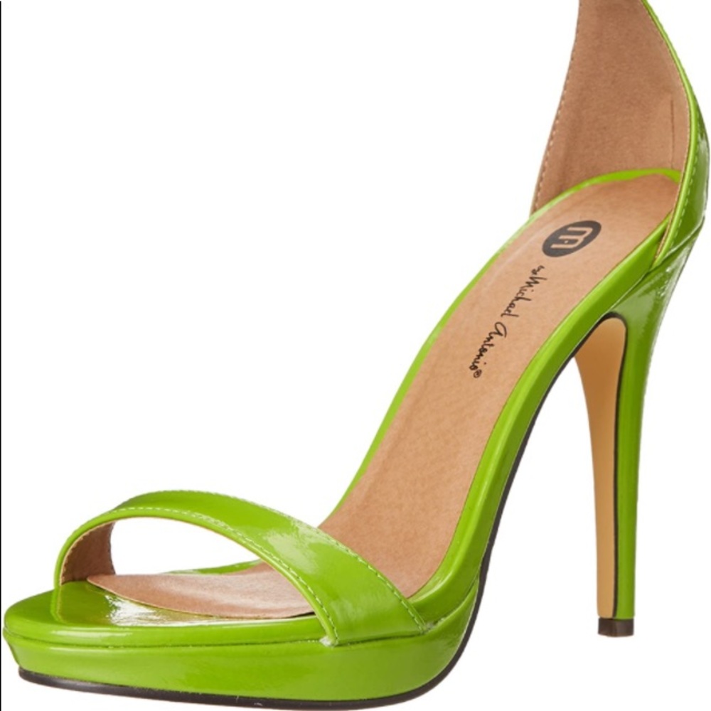 IN SEARCH OF: Michael Antonio Lovina heels Lime Green in size 7 or 7.5